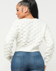 Checker Sweater Top