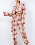 Cropped Shirt & Cargo Pants Set