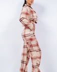 Cropped Shirt & Cargo Pants Set