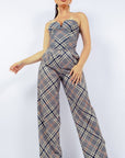 Bustier Top & Wide Pants Set