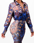 Shirt Blouse Top And Bottom Set