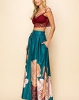 Printed Maxi Skirt