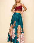 Printed Maxi Skirt