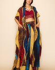 Printed Wide Pants Set