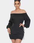 Off Shoulder Mini Dress