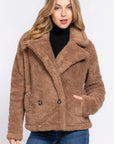 Faux Fur Sherpa Jacket