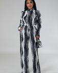 Non-stretch Two-piece Set