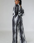 Non-stretch Two-piece Set