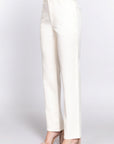 Straight Fit Twill Long Pants