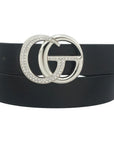 Metal Buckle Belt With Full On Rhinestone Body