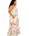 Printed Voluminous Maxi Dress