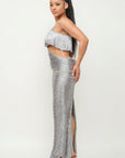 Lux Fringe Maxi Dress