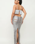 Lux Fringe Maxi Dress