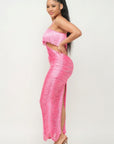 Lux Fringe Maxi Dress