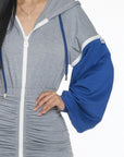 Detachable Zipper Mini Dress