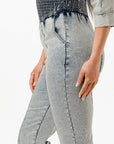 Washed Denim Jumpsuit