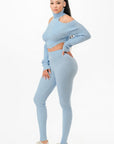 Knit Top & Pants Set