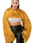 Metallic Tinsel Bolero