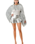 Metallic Tinsel Bolero