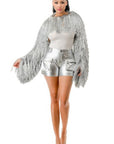 Metallic Tinsel Bolero