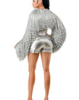 Metallic Tinsel Bolero