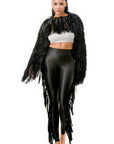 Metallic Tinsel Bolero