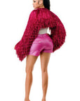 Metallic Tinsel Bolero