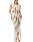 Cut Out Fringe Dress