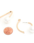 Pearl Bead Metal Earring