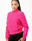 Casual Zip Up Biker Moto Jacket
