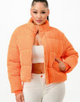 Corduroy Puffer Jacket