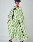 Balloon Sleeves Very Over Fit Pocketed Dress