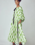 Balloon Sleeves Very Over Fit Pocketed Dress