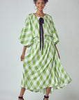 Balloon Sleeves Very Over Fit Pocketed Dress