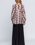 See Through Shirt With Lace Detail