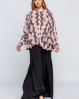 See Through Shirt With Lace Detail