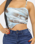 Mesh Print Top