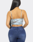 Mesh Print Top