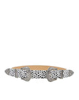 Fashion Chic Trendy Double Buckle Leopar Belt