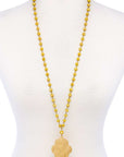 Designer Multi Bead Pendant Necklace