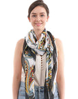 Fashion Paisley Pattern Silky Scarf