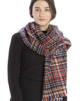 Colored Plaid Checkered Scarf