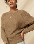 A Ribbed Knit Sweater