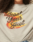 A French Terry Knit Graphic Sweatshirt