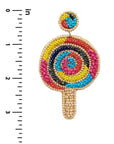Seed Bead Ice Cream Dangle Earring