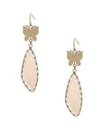 Fashion Butterfly Clear Stone Dangle Earring