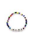Mama Quote Beaded Stretch Bracelet