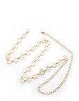 Circle Link Metal Chain Belt