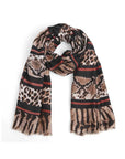 Fashion Animal Print Skinny Scarf