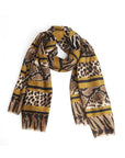 Fashion Animal Print Skinny Scarf